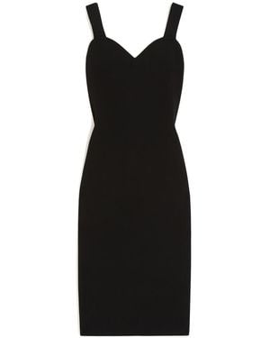 Max Mara Teak Compact Midi Dress - Black