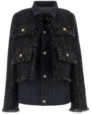 Sacai Jackets - Black