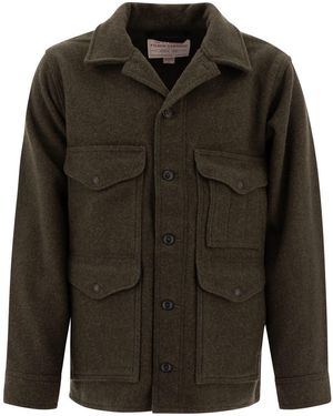 Filson "mackinaw" Wool Coat - Black