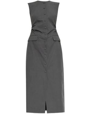 Dries Van Noten Dilby Long Dress - Gray