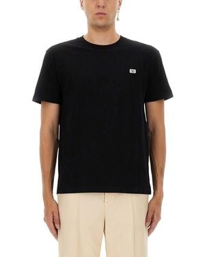 Valentino Garavani Cotton T-Shirt - Black