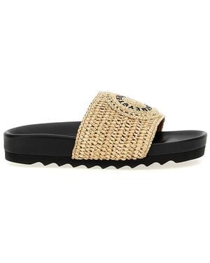 サンダル・ミュール Stella Mccartney Raffia Elyse Slippers Stella McCartney Raffia Elyse Slippers Sandal | Lyst