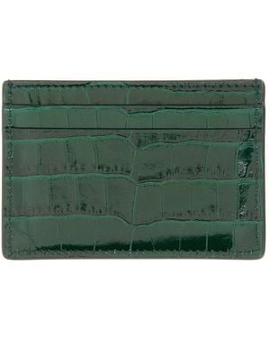 Tom Ford Leather Card Holder - Green