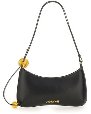 Jacquemus The "bisou Pearls" Bag - Black