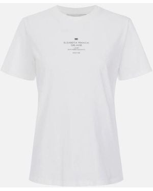 Elisabetta Franchi T-Shirts And Polos - White
