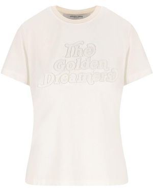 Golden Goose T-shirt And Polo Shirt - White