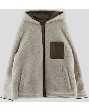 Yves Salomon Jackets - Grey