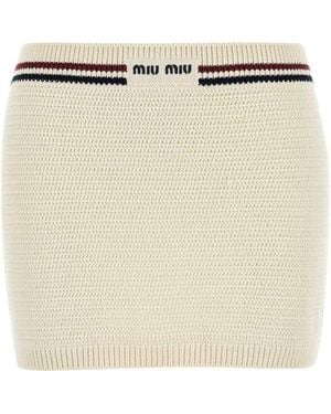 Miu Miu Skirts - Natural