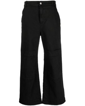 P.A.R.O.S.H. P.A.R.O..H. Low-Rise Wide-Leg Jeans - Black