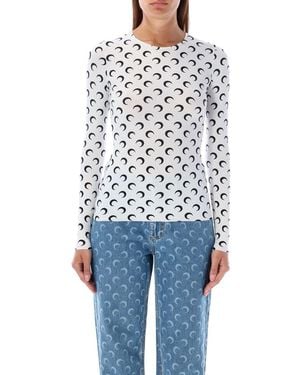 Marine Serre Topwear - Blue