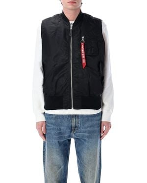 Alpha Industries Reversible Ma-1 Vest - Blue