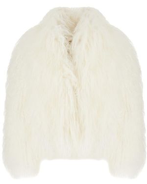 OLIVIA V. Furs - White
