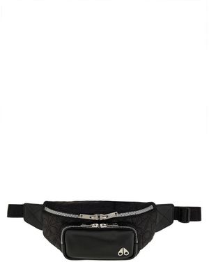 Moose Knuckles Monogram Logo Pouch - Black