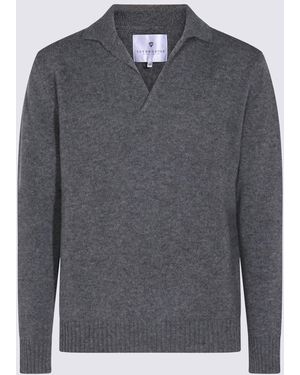 Seven Gauge Wool Knitwear - Grey