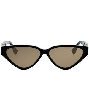 Fendi Ff Diamonds Sunglasses - Brown