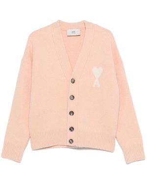Ami Paris Sweaters - Pink