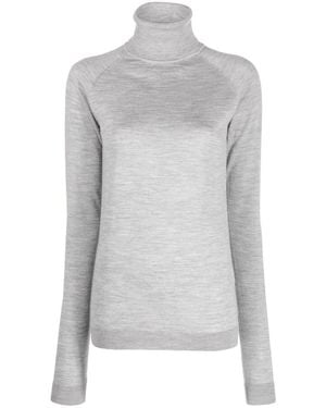 ARMARIUM Wool And Cashmere Blend High Neck Sweater - Grey