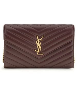 Saint Laurent Shoulder Bags - Purple