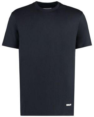 Jil Sander Classic Cotton Crew-Neck T-Shirt For - Black