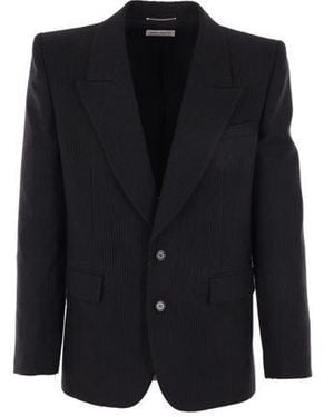 Saint Laurent Jackets - Black