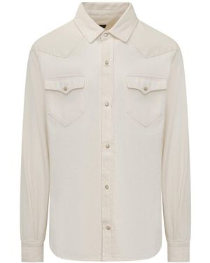 Alanui Raw Jeans Shirt - White