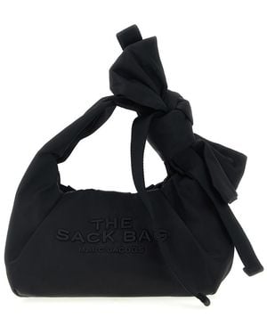 Marc Jacobs 'The Bow Nylon Mini Sack' Handbag - Black