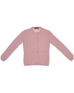 LA ROSE Cashmere Cardigan - Pink