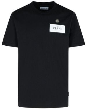 Philipp Plein Cotton T-Shirt - Black