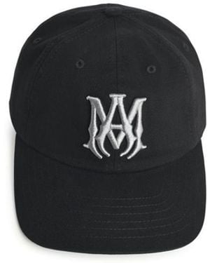 Amiri Black Cotton Cap