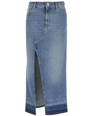 【PINKO】ELOISE EGG DENIM GOLDEN WASH Pinko Eloise Egg Denim Golden Wash in Blue | Lyst