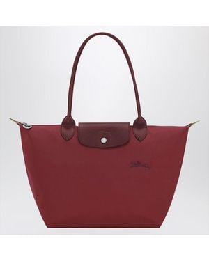 Longchamp Pomegranate-Coloured Le Pliage M Bag