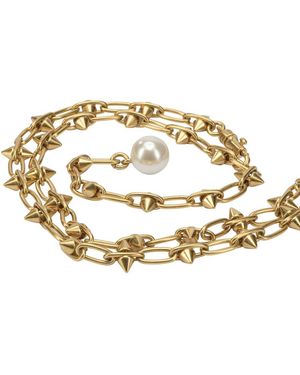 PUCCI "Punk" Necklace With Pointed Links - Metallic