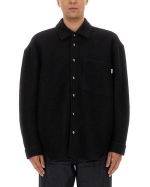 AMISH Wool Overshirt - Black