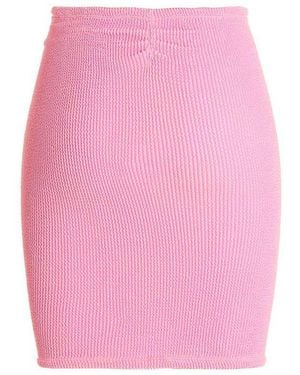 Hunza G 'Mini Skirt' Skirt - Pink