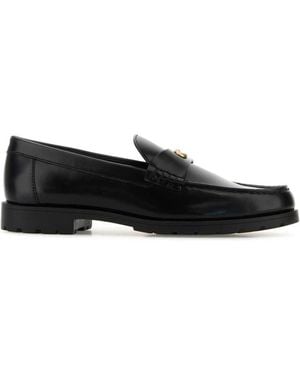 COACH Leather Jocelyn Loafers - Black
