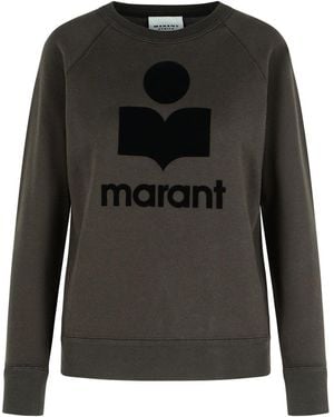 Isabel Marant 'Millyny' Cotton Blend Sweatshirt - Black