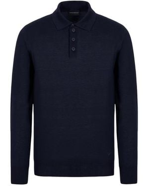 Emporio Armani T-shirts And Polos - Blue
