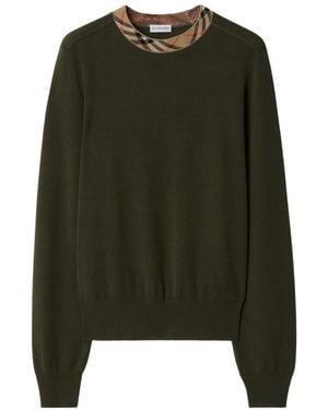 Burberry Sweaters - Green
