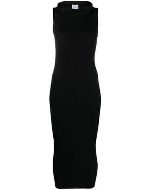 Wolford Fatal Cut-Out Midi Dress - Natural
