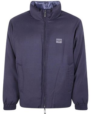 Emporio Armani Short Down Jacket - Blue