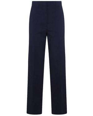 Miu Miu Pantaloni Wool Superfine - Blue