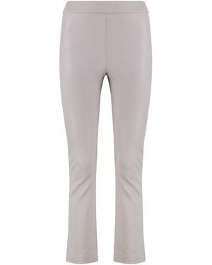 SABLYN Devon Leather Pants - Gray