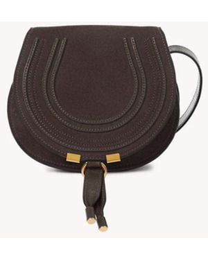 Chloé "saddle Marcie" Crossbody Bag - Brown