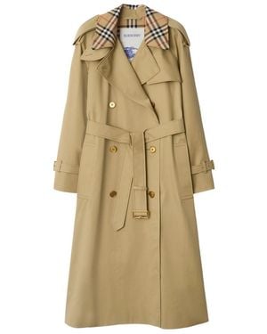 Burberry Coats - Natural