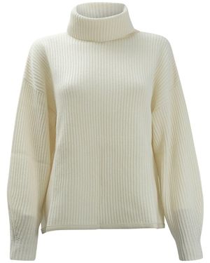 Max & Moi Wool And Cashmere Turtle-Neck - White