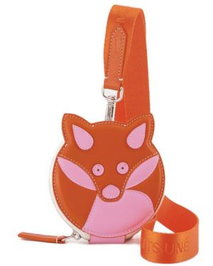 Maison Kitsuné Fox Neck Wallet - Red