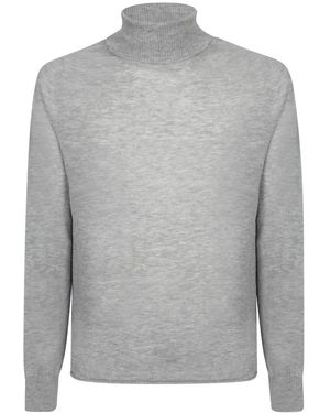 120% Lino Knitwear - Grey