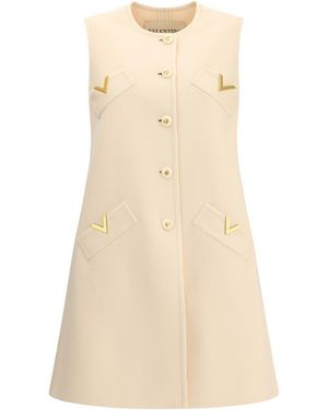 Valentino Garavani Blazers & Vests - Natural