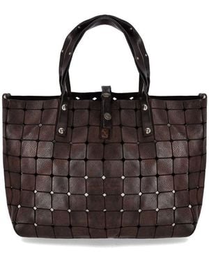 Campomaggi Acacia Dark Brown Crossbody Bag - Black