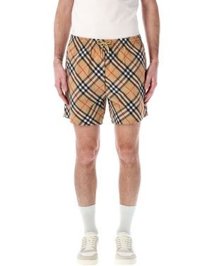 Burberry Check Swim Shorts - Multicolor